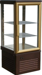 Витрина кондитерская Carboma D4 VM 120-1 0109-0102 (R120C коричнево-золотой)