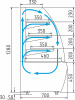 Витрина кондитерская Carboma K70 VV 0,9-1 STANDARD 0102-0109 (ВХСв-0,9д Люкс)