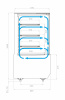 Витрина кондитерская Carboma KC70 VM 0,9-1 LIGHT 9005-0109 (версия 2.0)