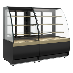 Витрина кондитерская Carboma K70 VM 0,6-2 STANDARD 9005-0109 (открытая, версия 2.0)