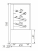 Витрина хлебная Carboma KC70 N 0,9-1 LIGHT Bread 0102-0109 (0,9 Cube со стеклом)